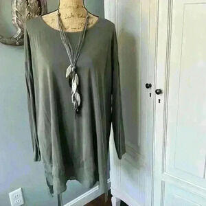 Eileen Fisher tunic khaki color size L